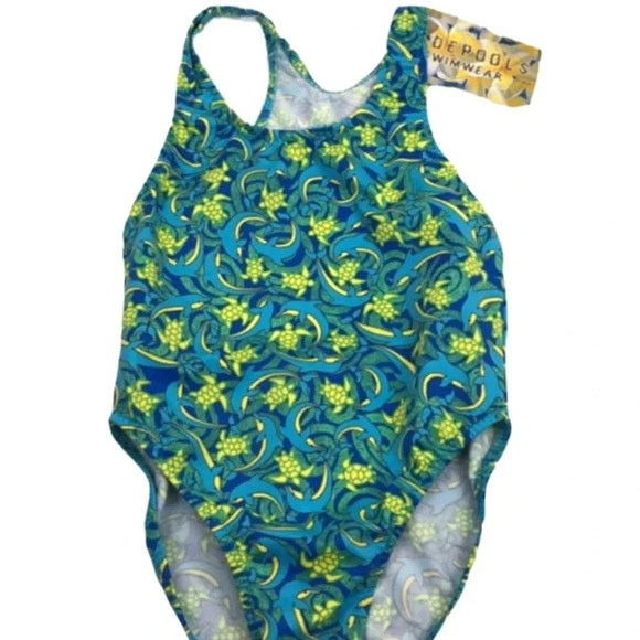 TIDEPOOLS NWT GIRLS SWIM SWIMWEAR SWIMSUIT SUMMER POOL BEACH GIRL SIZE S SMALL - Picture 1 of 4